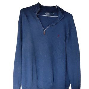 Big & Cozy Vibes: 3XL Ralph Lauren Quarter-Zip Sweatshirt